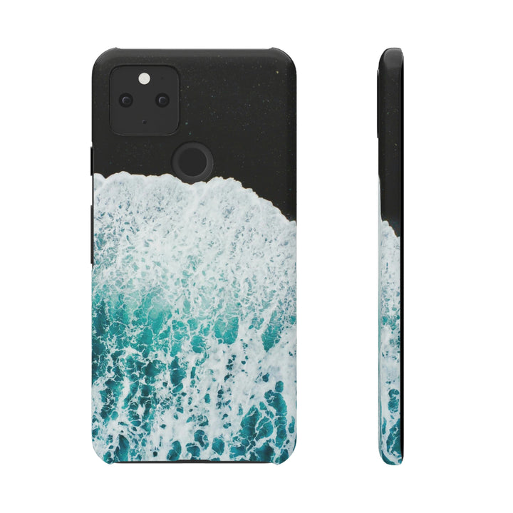 A Wave on Volcanic Sand - Phone Case