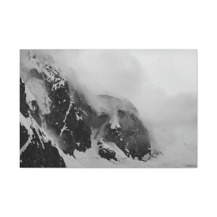 The Mist Descends in Black and White - Canvas