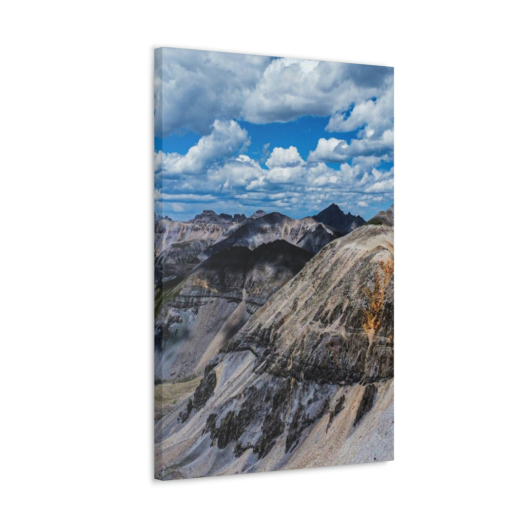 Imogene Pass From the Air - Canvas