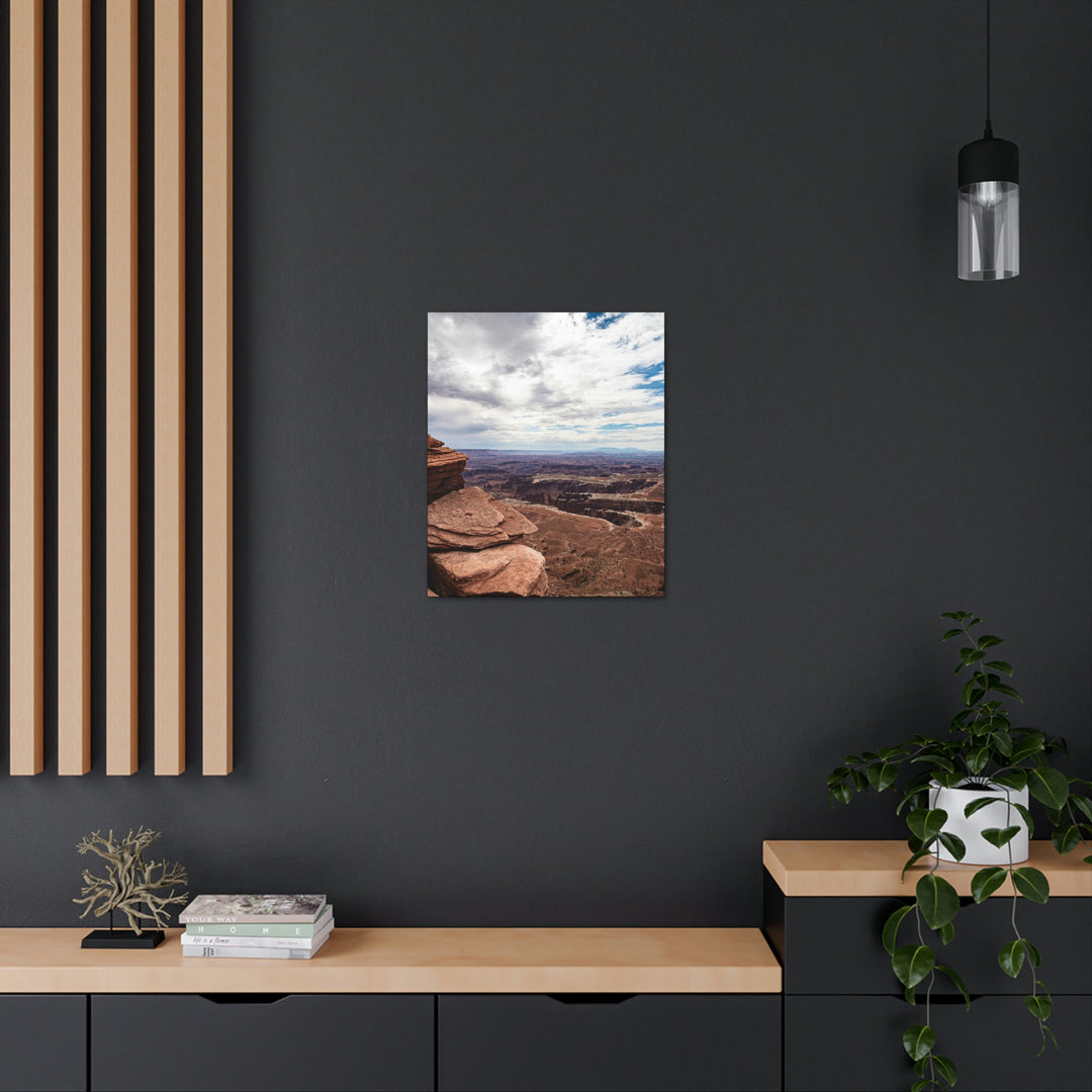 The Canyon Below - Canvas