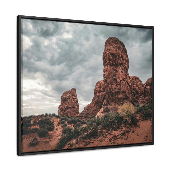 Dramatic Rocks - Canvas with Frame