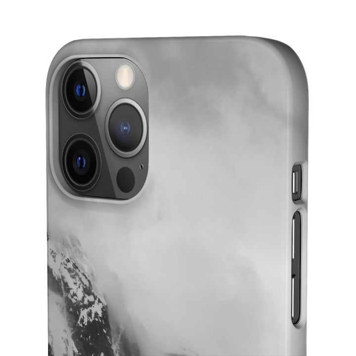 The Mist Descends in Black and White - Phone Case