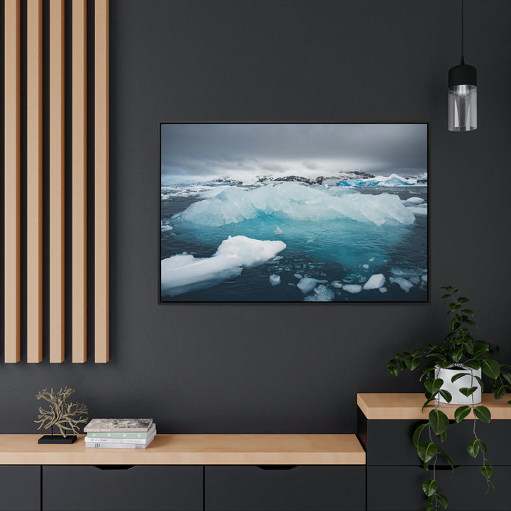 Floating Ice - Canvas with Frame