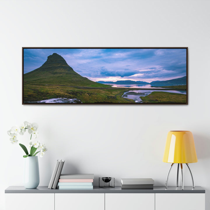 An Icelandic Sunset - Canvas with Frame