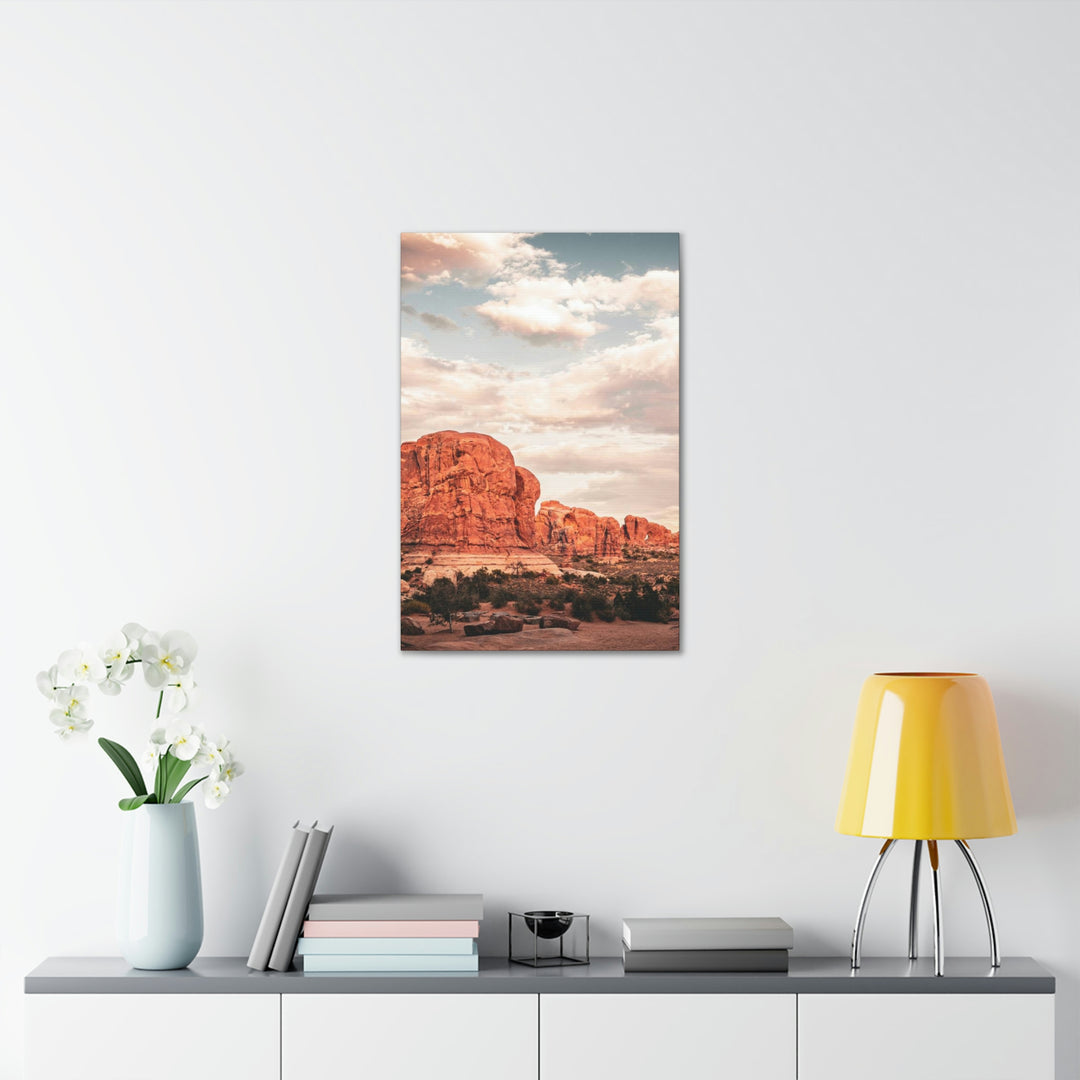 A Desert Sunset - Canvas