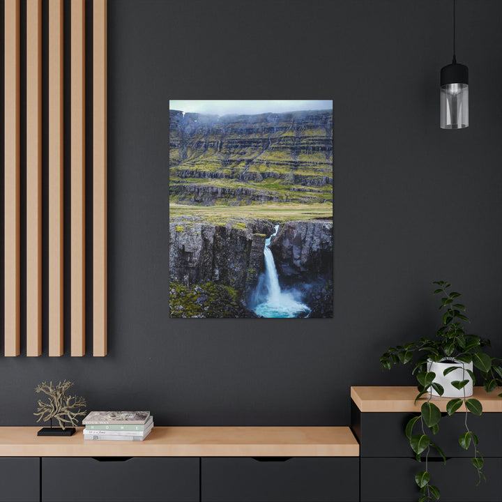 A Remote Waterfall - Canvas