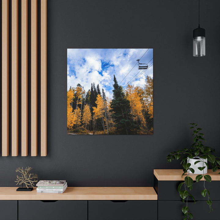 Chairlift in Suspension - Canvas