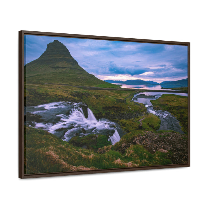 An Icelandic Sunset - Canvas with Frame