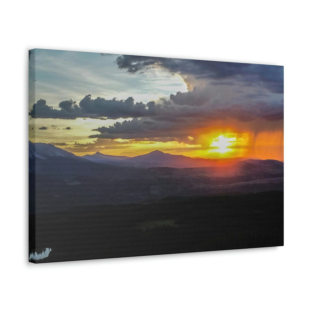 Rainy Sunset - Canvas