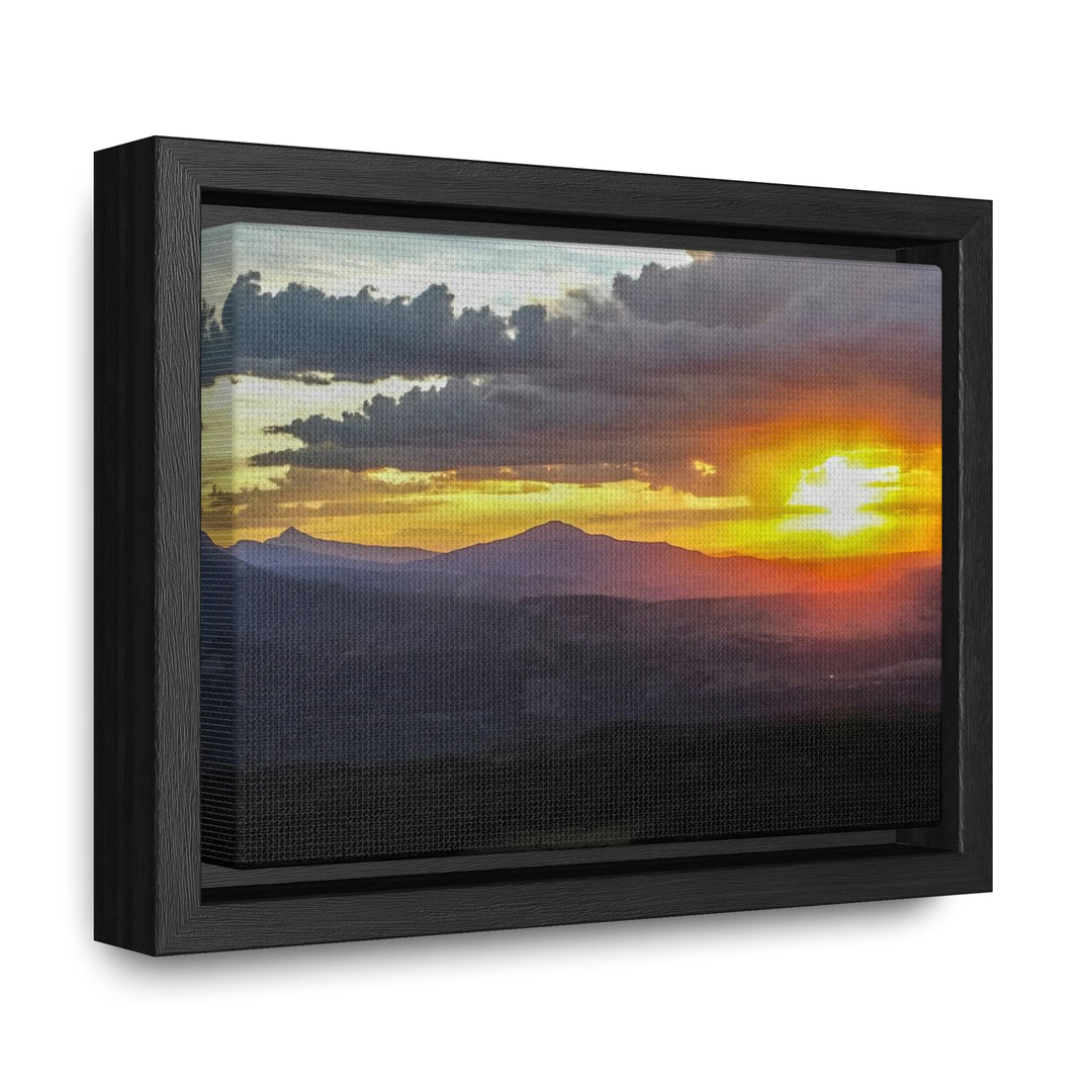 Rainy Sunset - Canvas with Frame