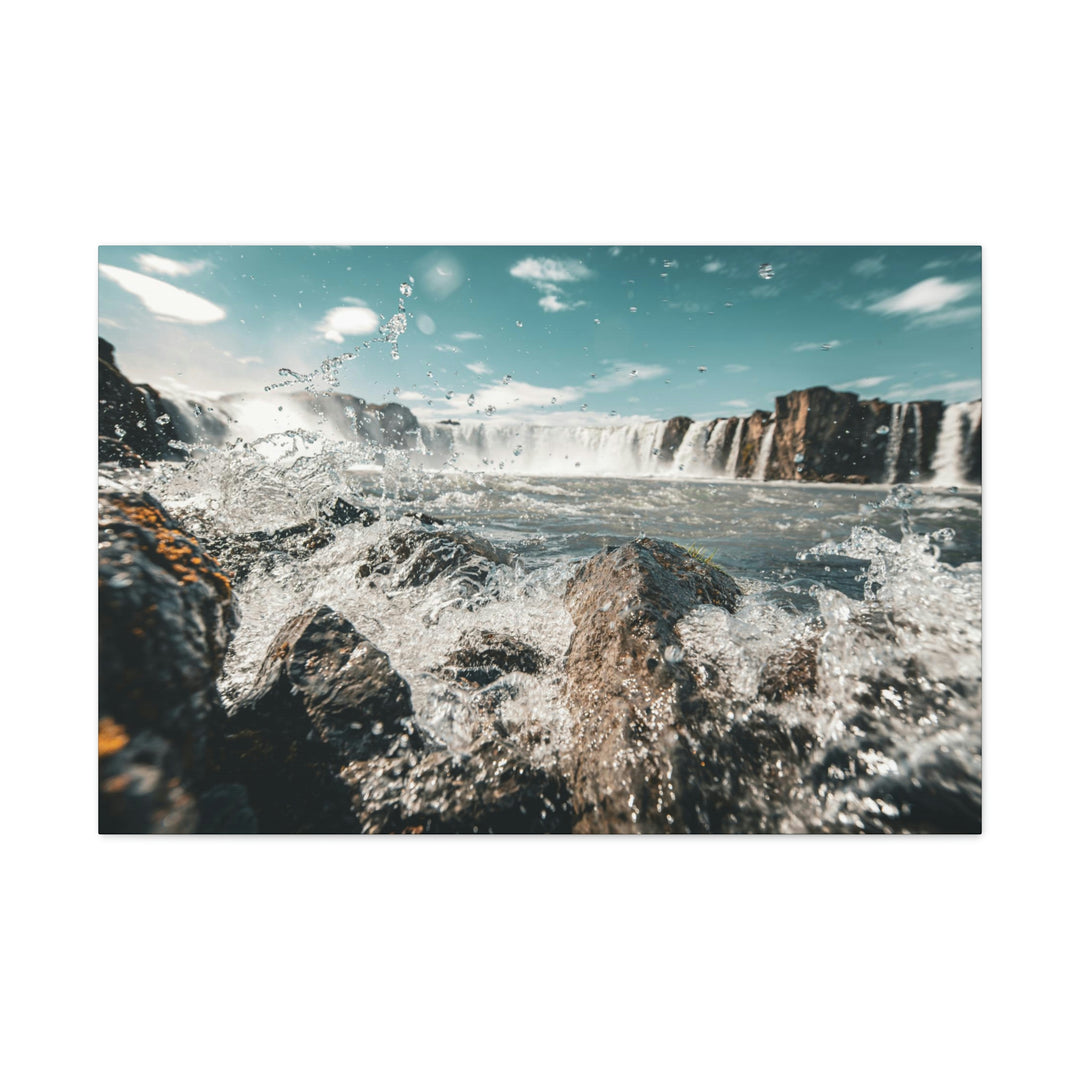 Goðafoss Splash - Canvas