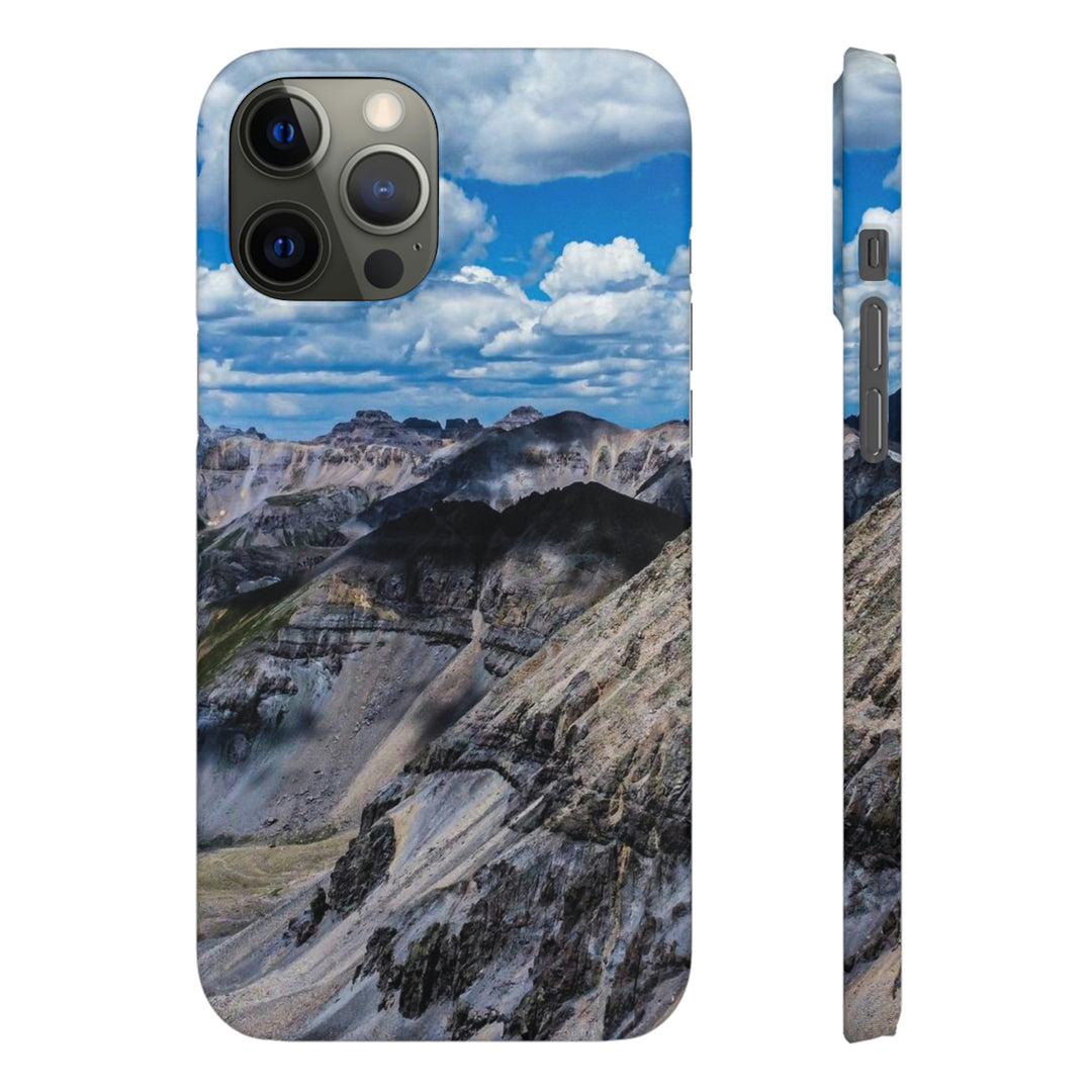 Imogene Pass From the Air - Phone Case