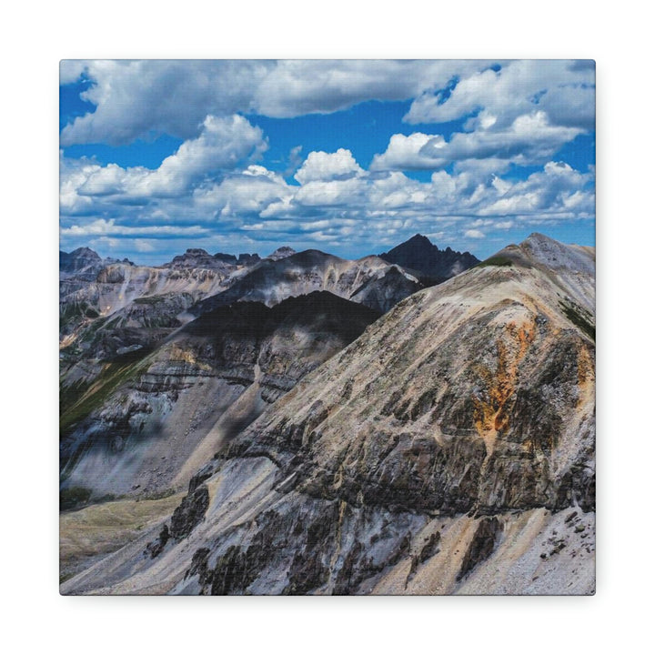 Imogene Pass From the Air - Canvas