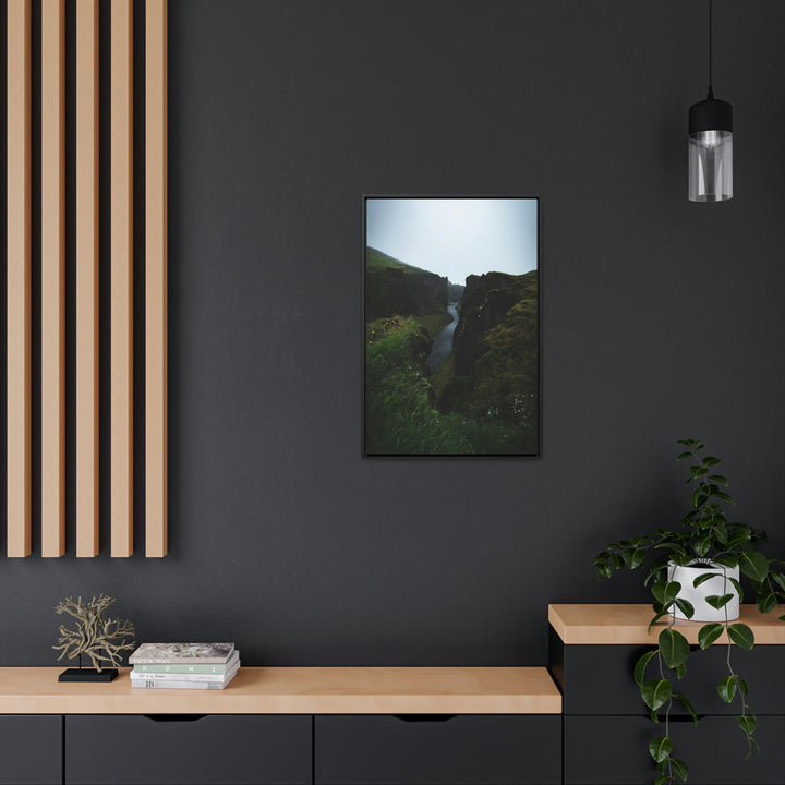 A View of the River - Canvas with Frame