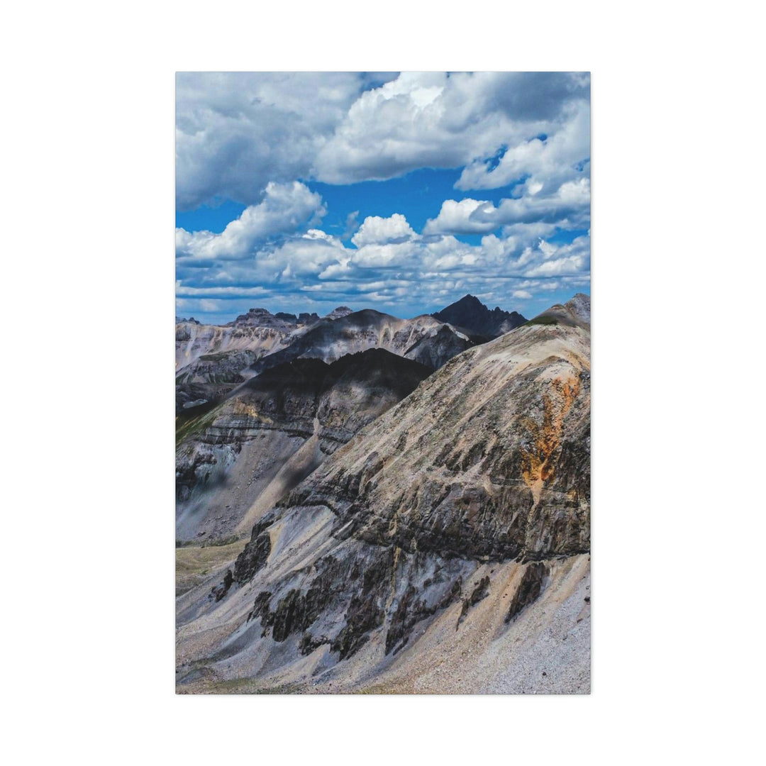 Imogene Pass From the Air - Canvas