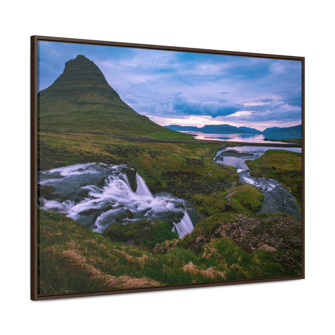 An Icelandic Sunset - Canvas with Frame