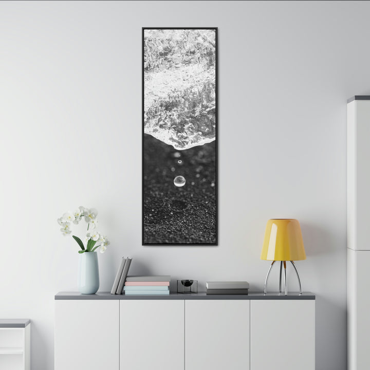 Suspended Droplet - Canvas with Frame