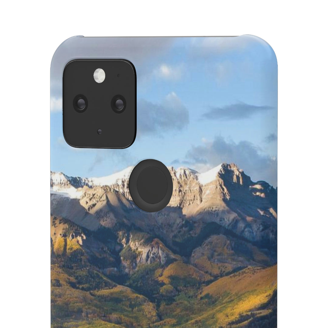 Glowing Mountainside - Phone Case