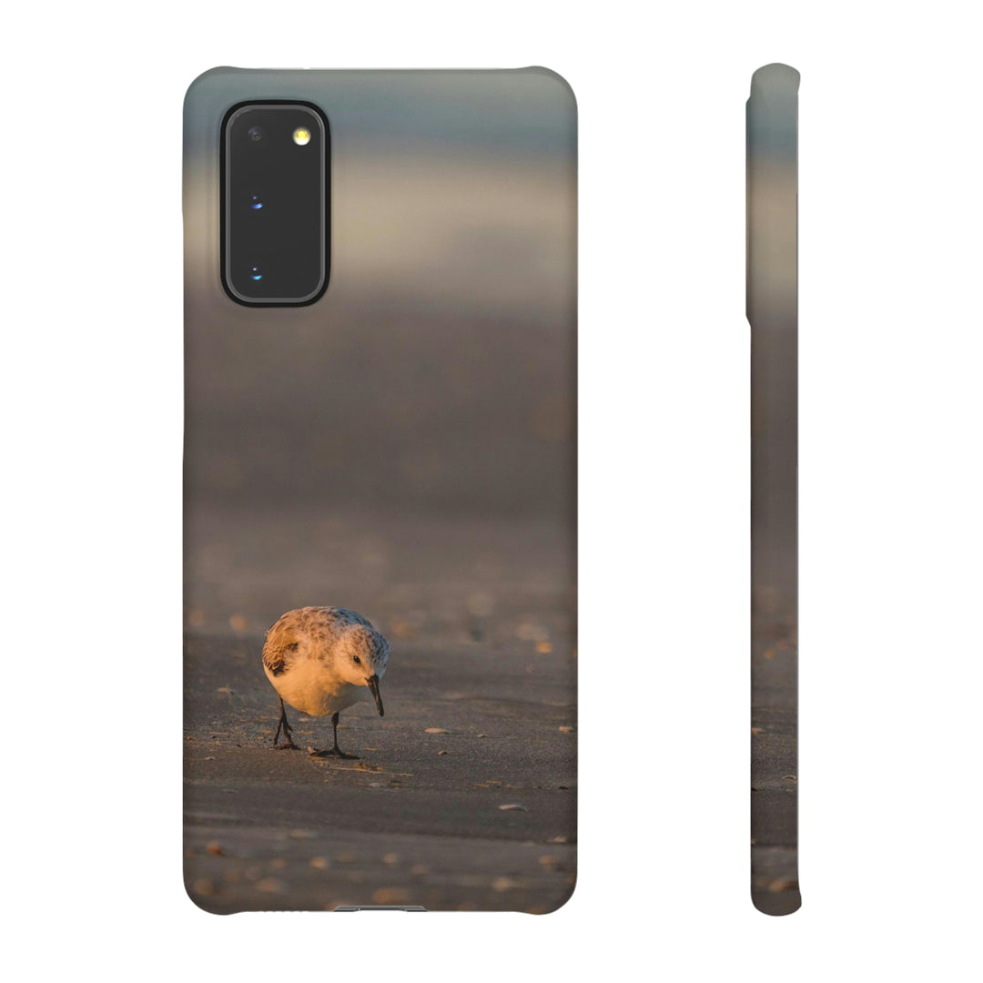 Feeding Sanderling - Phone Case