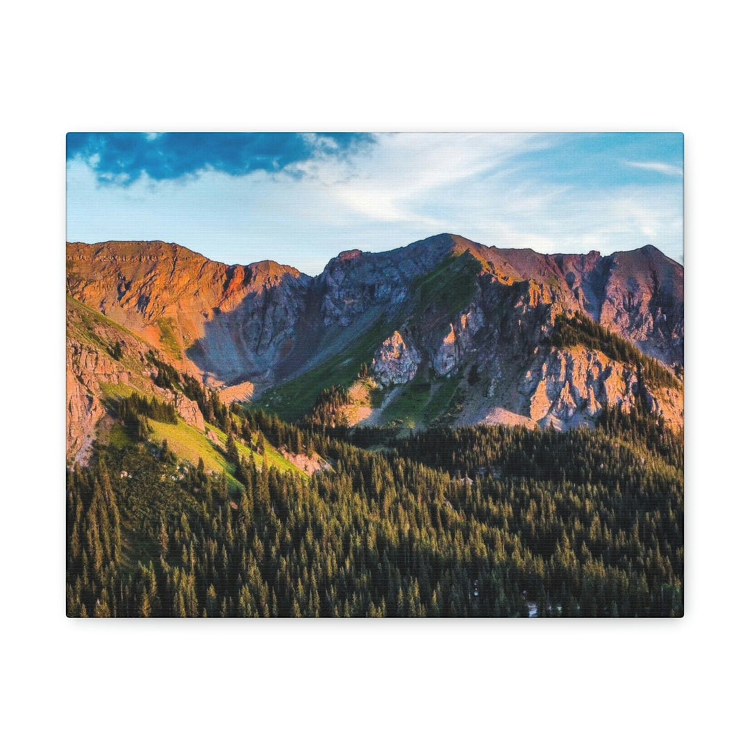 Fading Mountain Light - Canvas