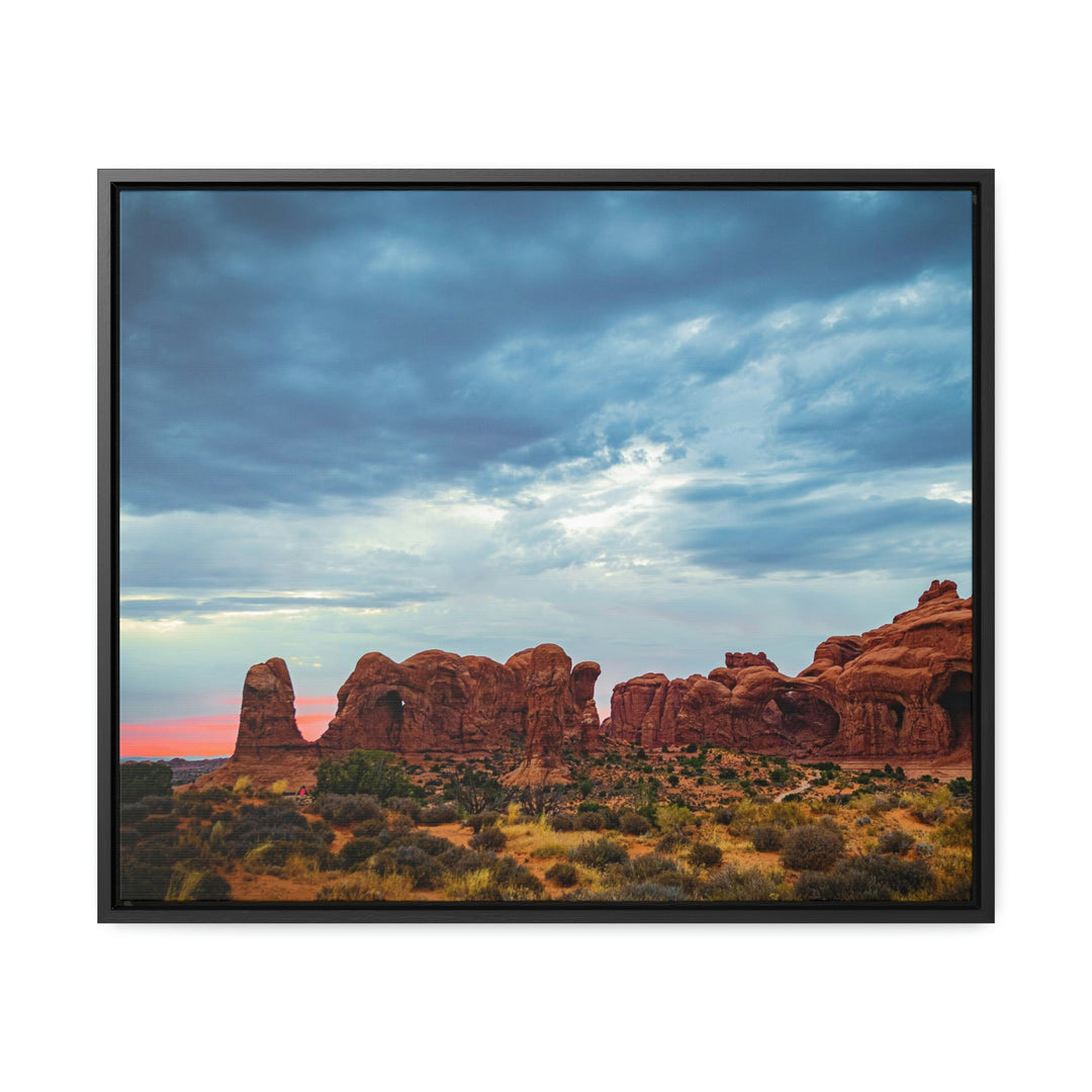 Arches at Sunset - Canvas with Frame