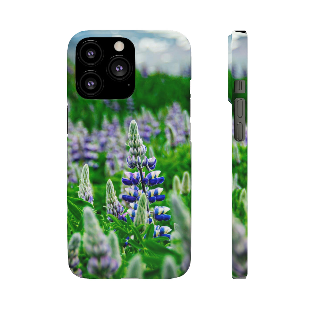 Glowing Lupin with Mountains - Phone Case