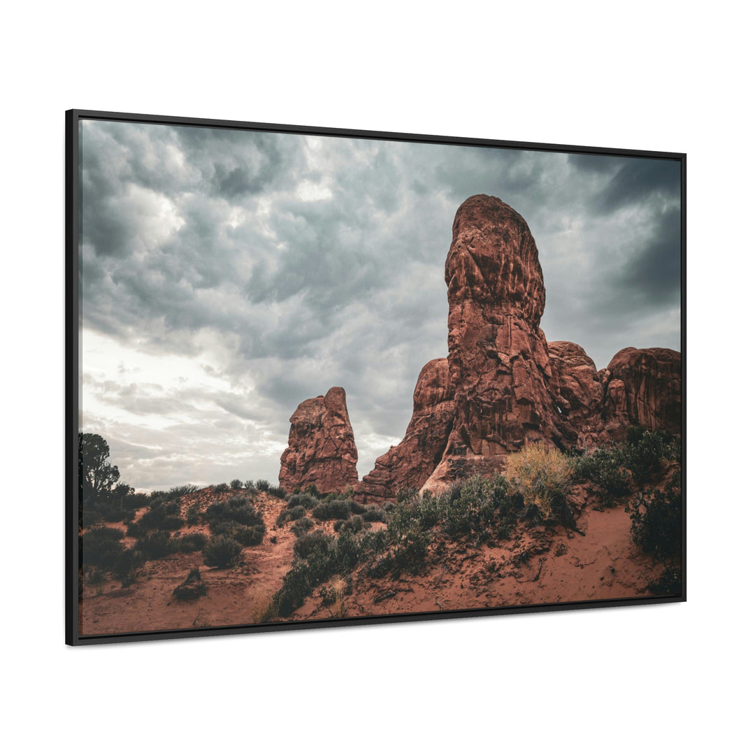 Dramatic Rocks - Canvas with Frame