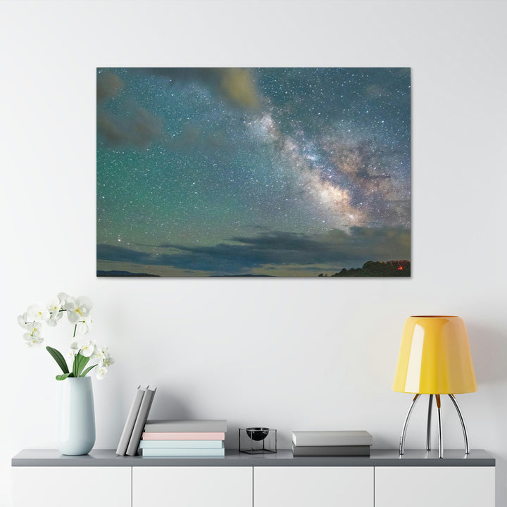 Milky Way Through the Clouds Part 1 - Canvas