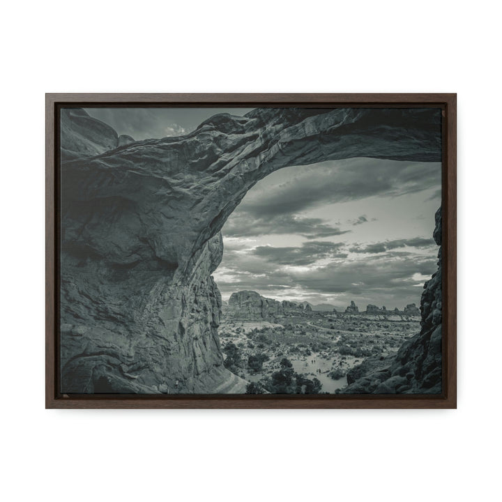 Natural Frames Part 2 in Black and White - Canvas with Frame