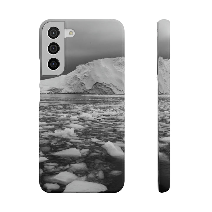 Lane of Ice In Black and White - Phone Case