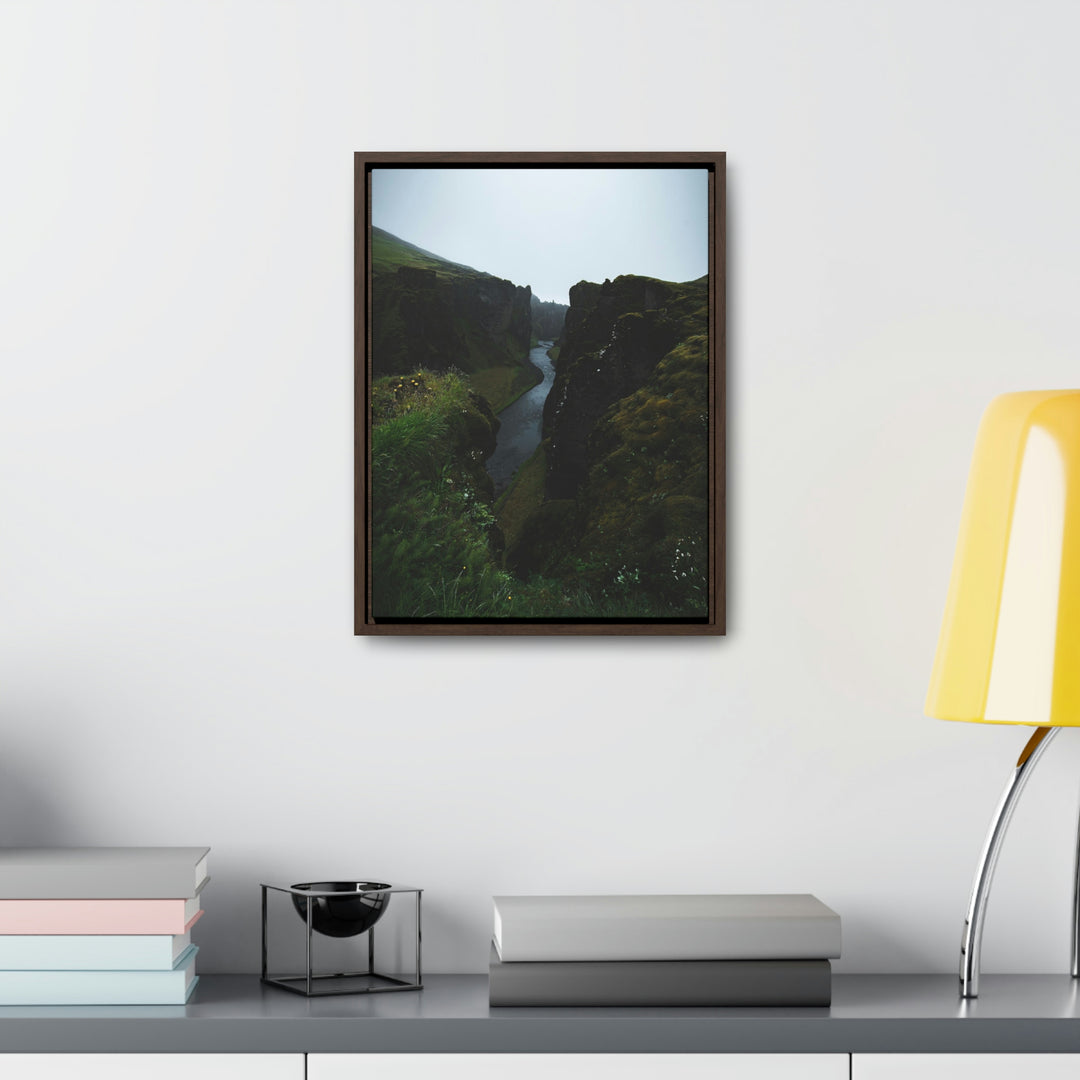 A View of the River - Canvas with Frame