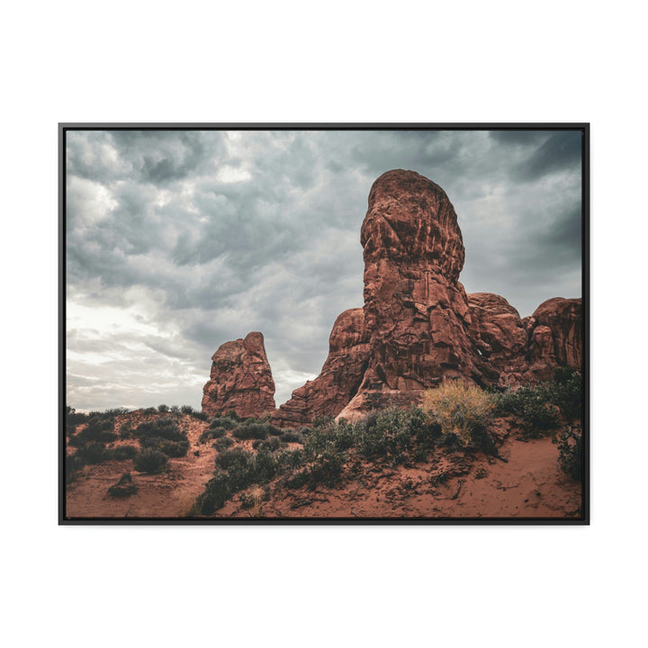 Dramatic Rocks - Canvas with Frame