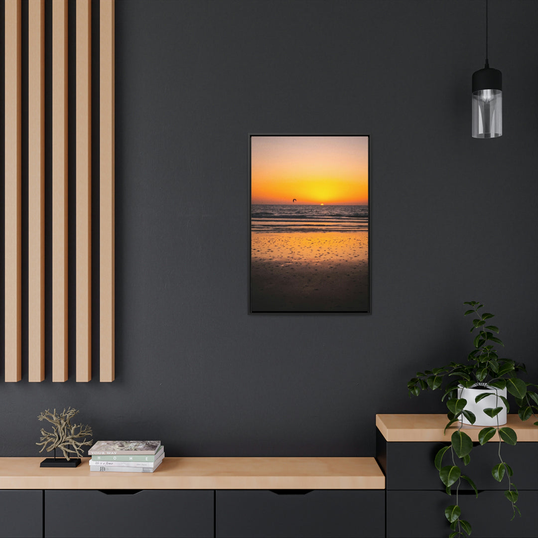 Sunrise on the Sea - Canvas with Frame