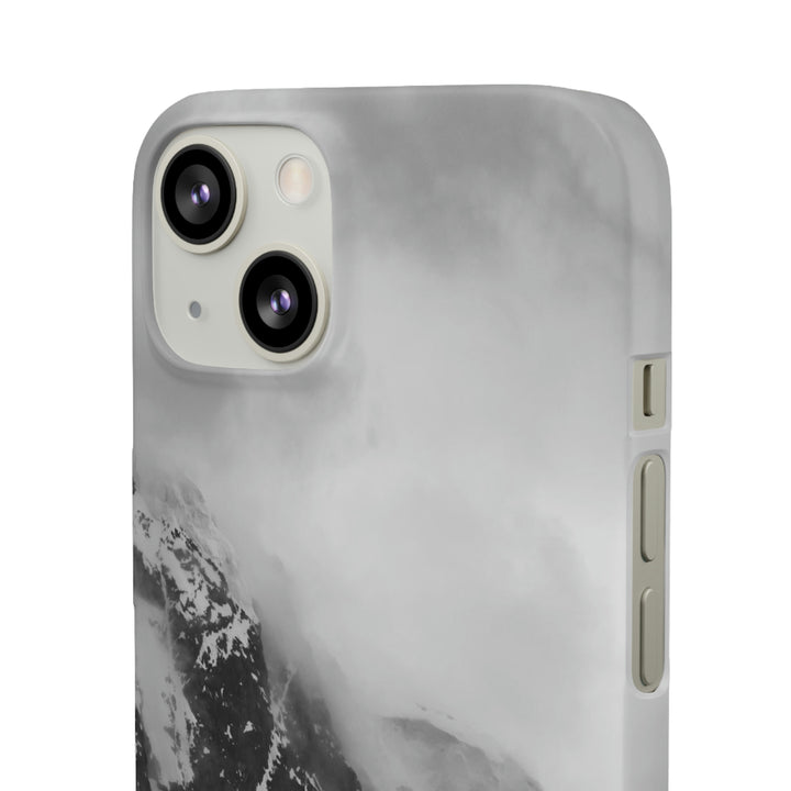 The Mist Descends in Black and White - Phone Case