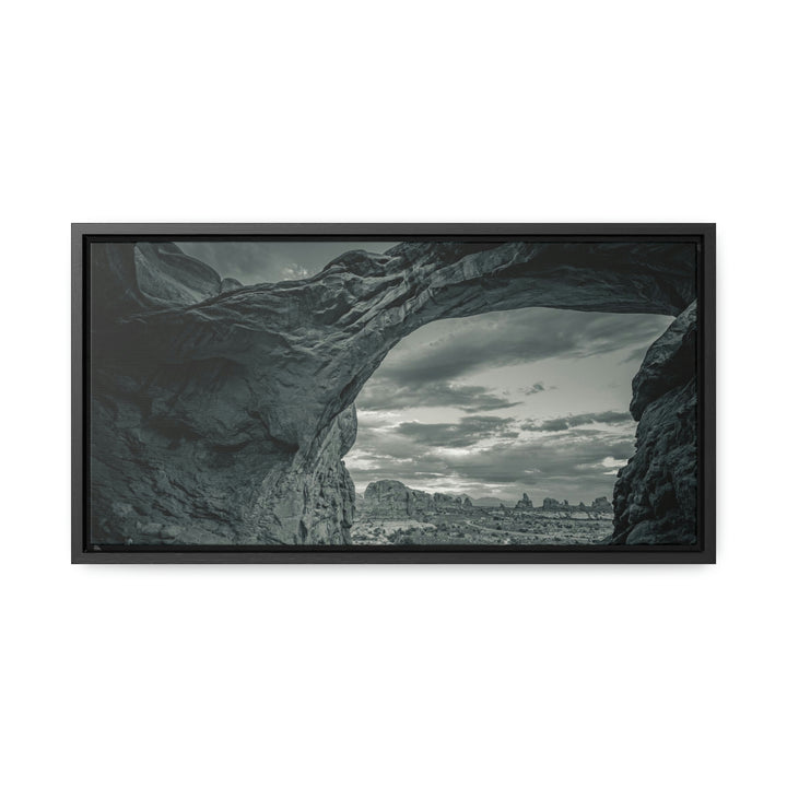 Natural Frames Part 2 in Black and White - Canvas with Frame