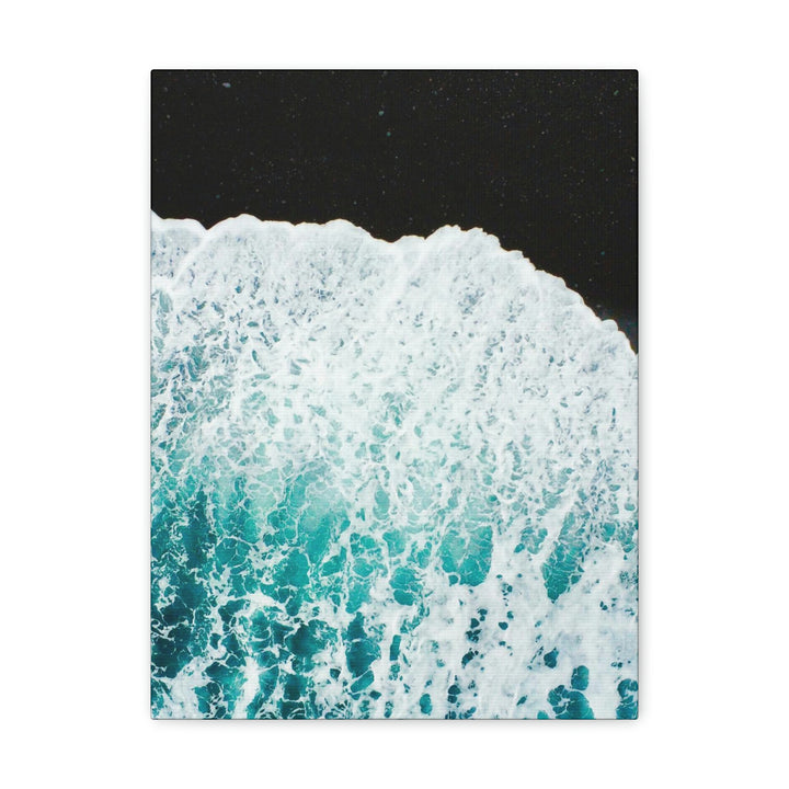 A Wave on Volcanic Sand - Canvas