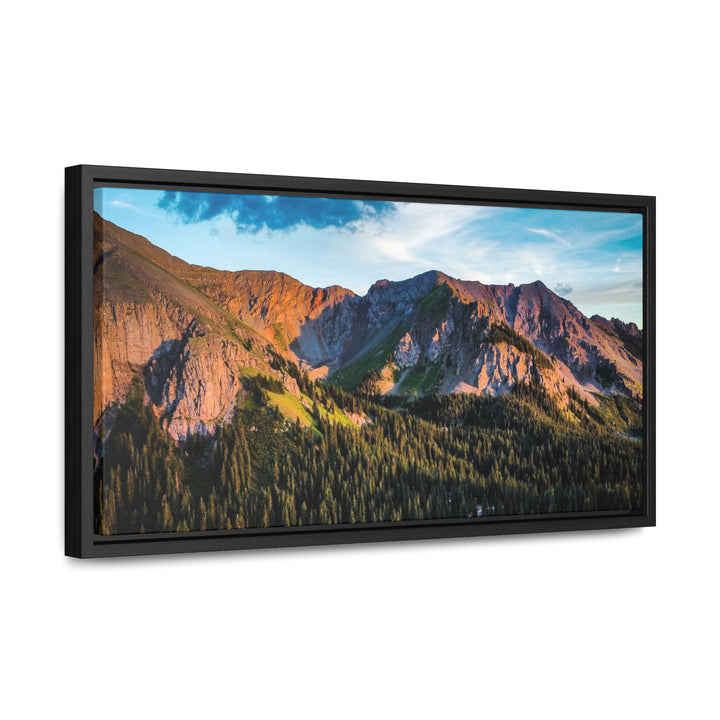 Fading Mountain Light - Canvas with Frame