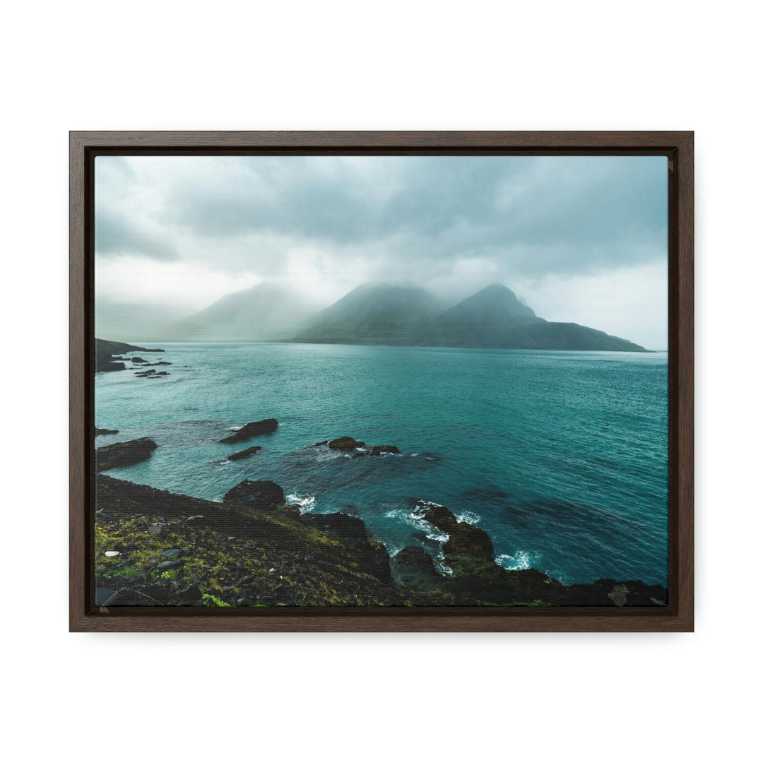 Mystical Mountain View - Canvas with Frame