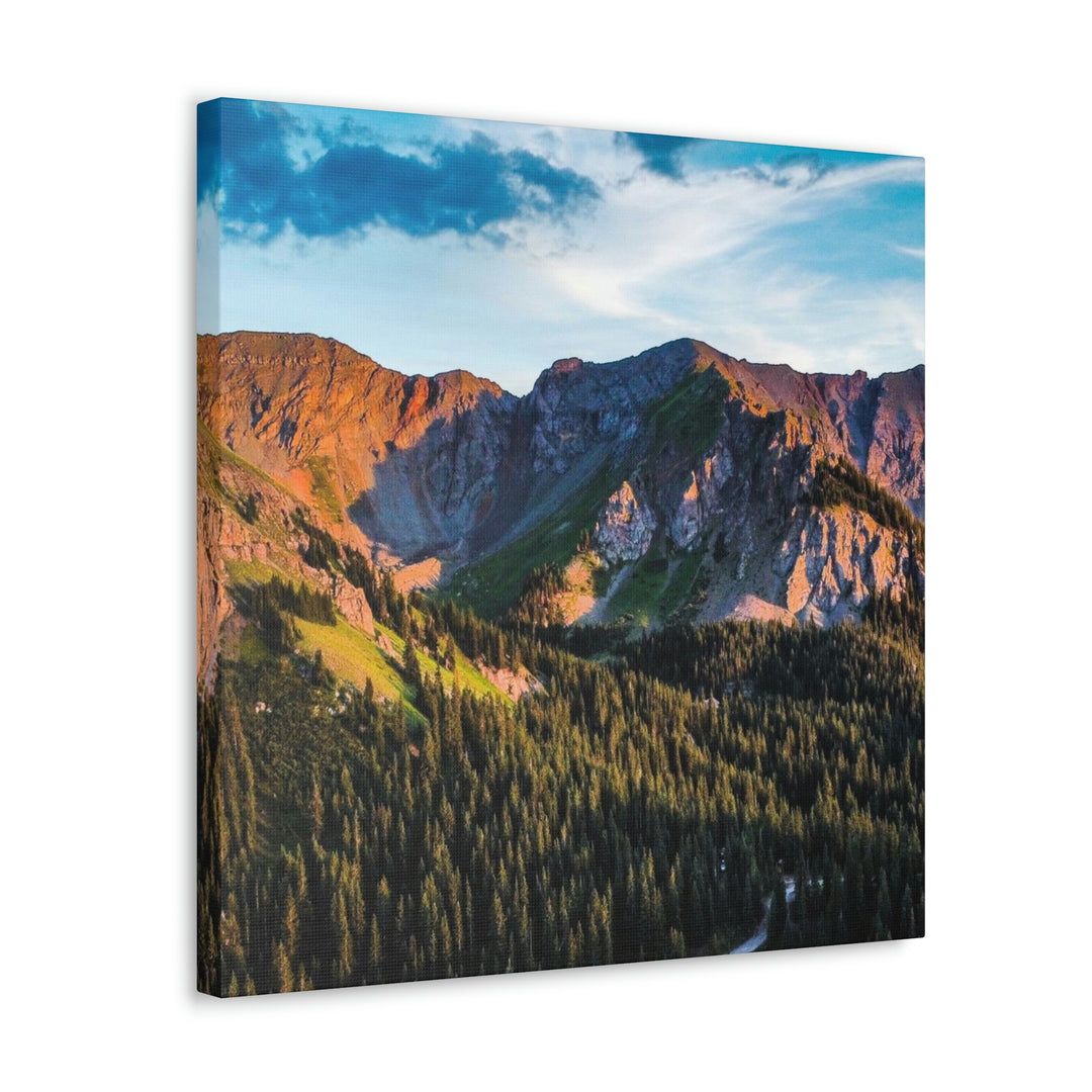 Fading Mountain Light - Canvas