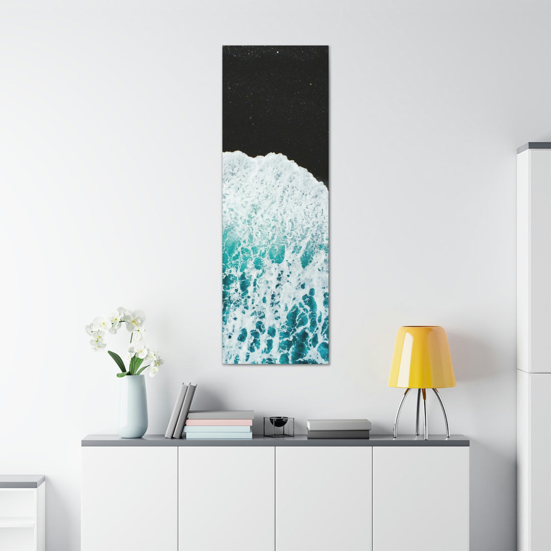 A Wave on Volcanic Sand - Canvas