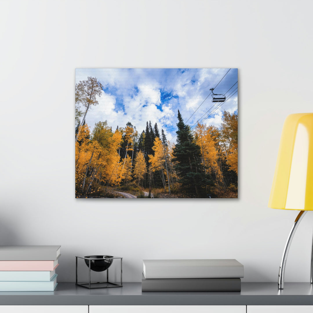 Chairlift in Suspension - Canvas