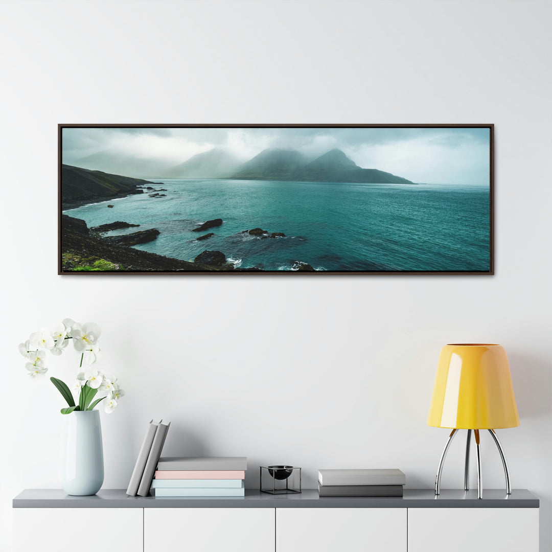 Mystical Mountain View - Canvas with Frame