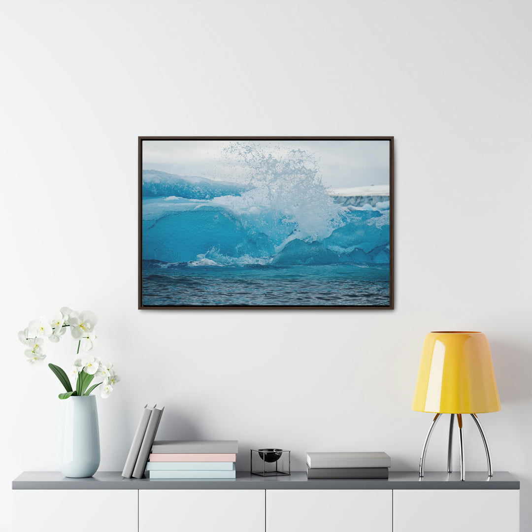 Freezing Splash - Canvas with Frame