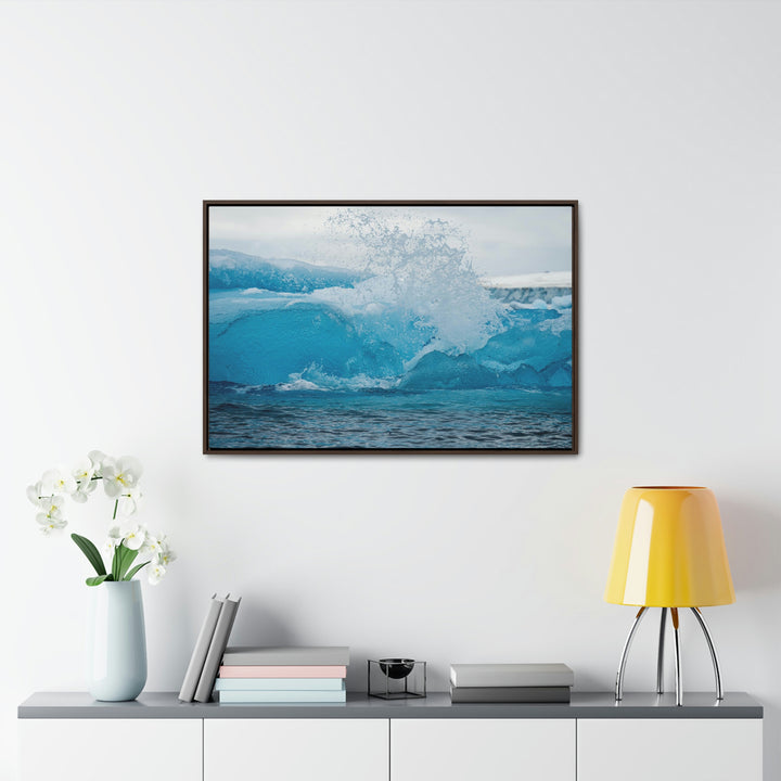 Freezing Splash - Canvas with Frame