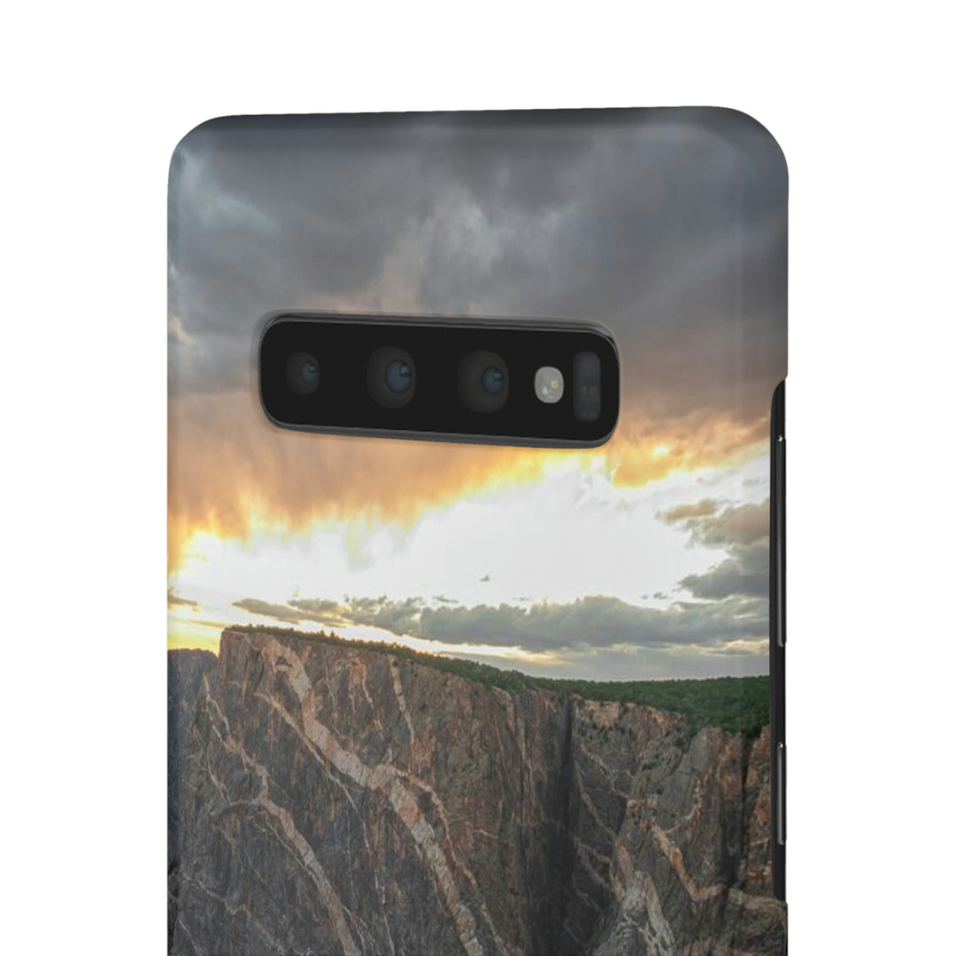 Painted Wall at Sunset Part 1 - Phone Case