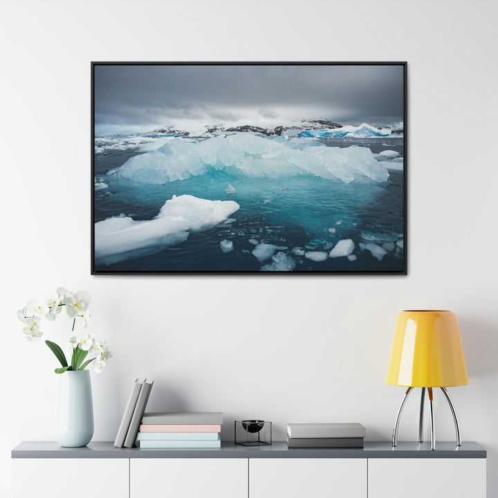 Floating Ice - Canvas with Frame