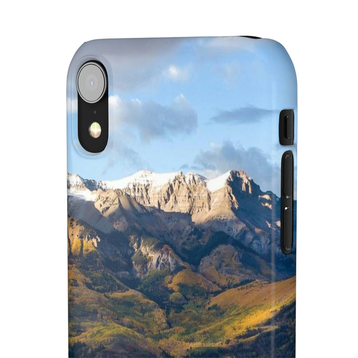 Glowing Mountainside - Phone Case