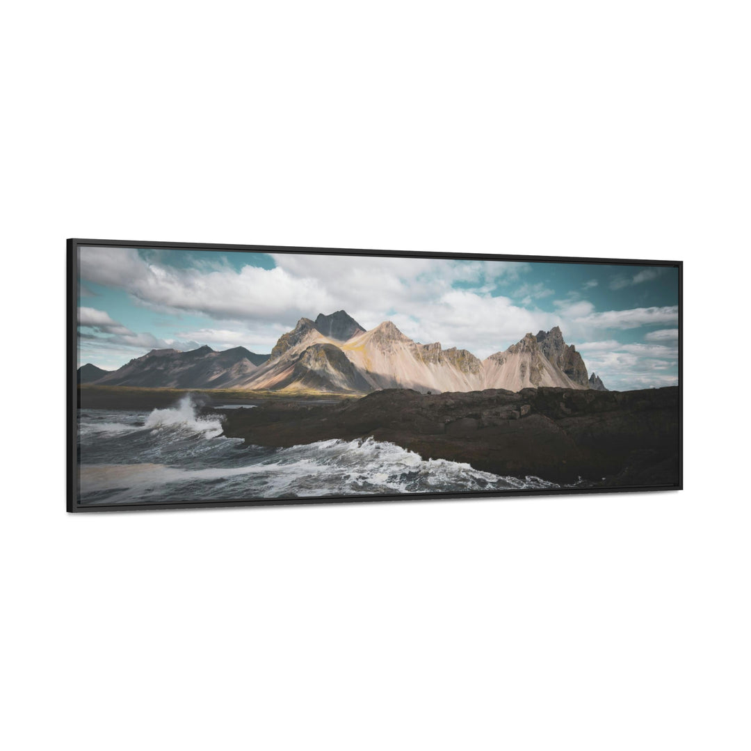 Crashing Sea - Canvas with Frame