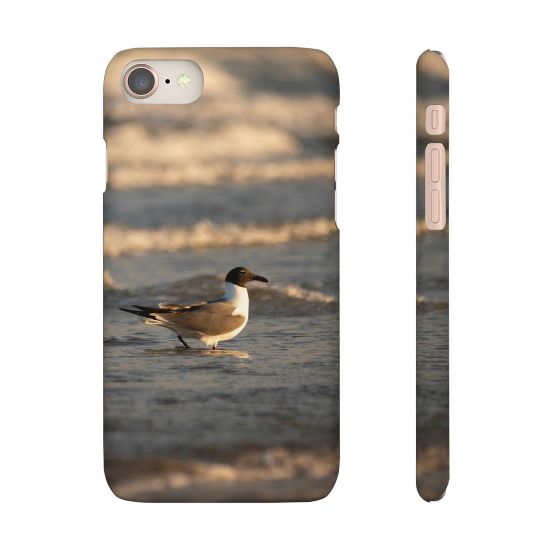 Laughing Gull in the Surf - Phone Case