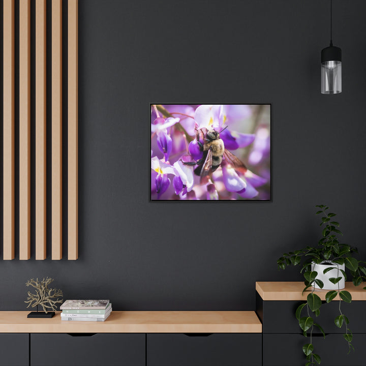 Hungry Visitor - Canvas with Frame